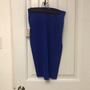 Lularoe Cassie royal blue XS new with tags
